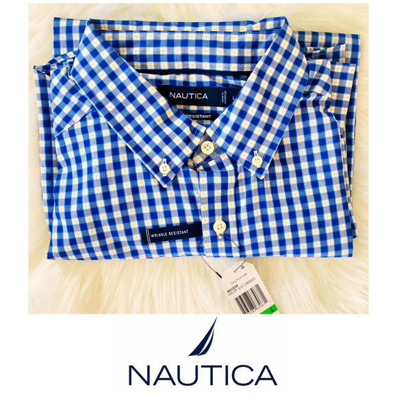 Nautica Other - Nautica Men’s Button Down Collared Shirt NWT
